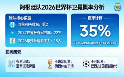 阿根廷队2026世界杯卫冕概率